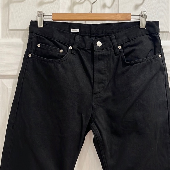 Sandro Slim Fit Button Up Black Jeans - Picture 5 of 14